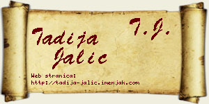 Tadija Jalić vizit kartica